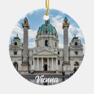 Karlskirche in Wien, Österreich Keramik Ornament