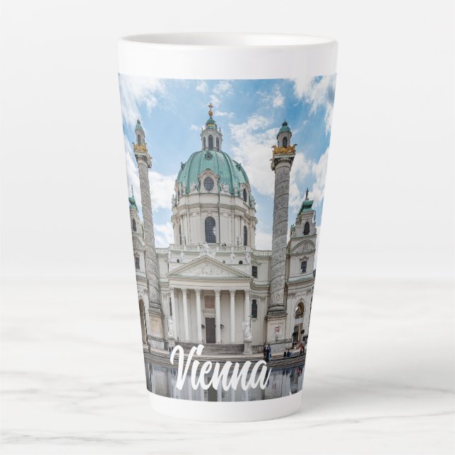 Karlskirche in Wien, Österreich Milchtasse (Vorderseite)