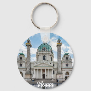 Karlskirche in Wien, Österreich Schlüsselanhänger
