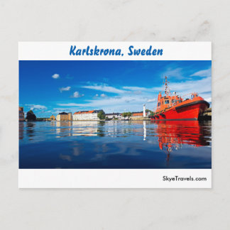 Karlskrona, Schweden Postkarte