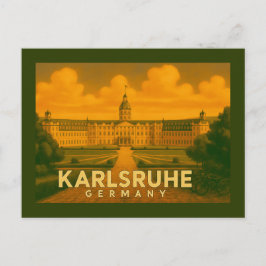 Karlsruhe Germany City Art Postkarte