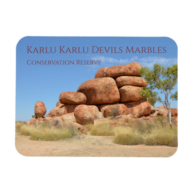 Karlu Karlu Devils Marbles Australien Magnet (Horizontal)