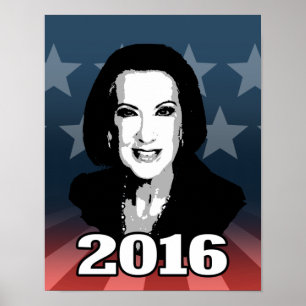KARLY FIORINA 2016 KANDIDAT POSTER