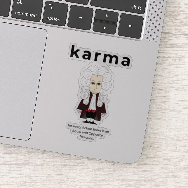 Karma. Aufkleber (Detail)