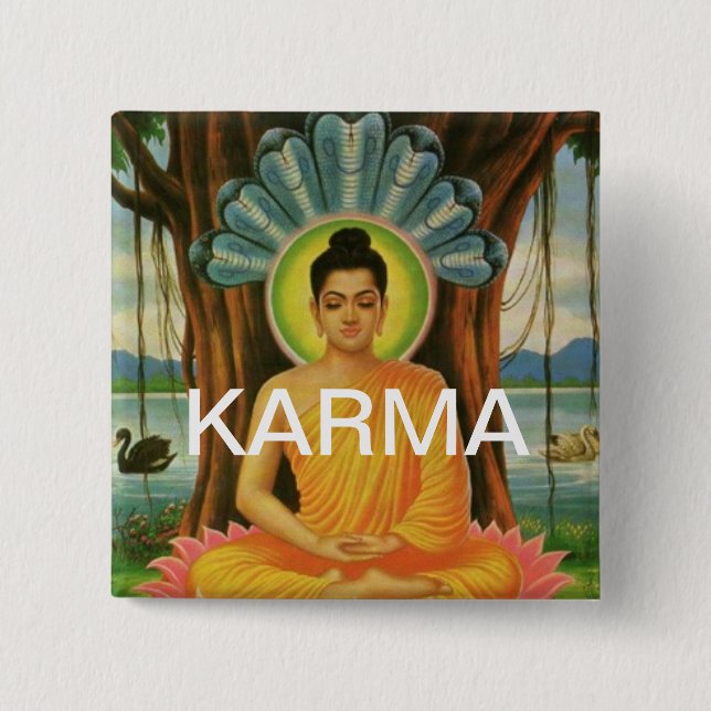 KARMA BUTTON (Vorderseite)