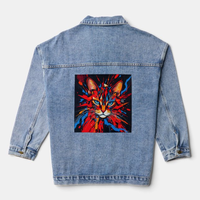 Karma Cat Jeansjacke (Rückseite)