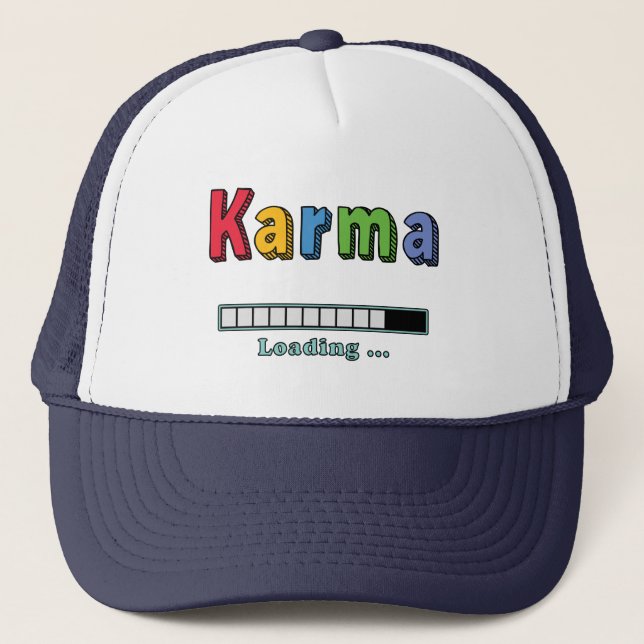 Karma Chargement... Casquette Trucker (Devant)