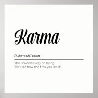 Karma Definition Funny