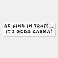 Karma im Verkehr ist gutes Carma