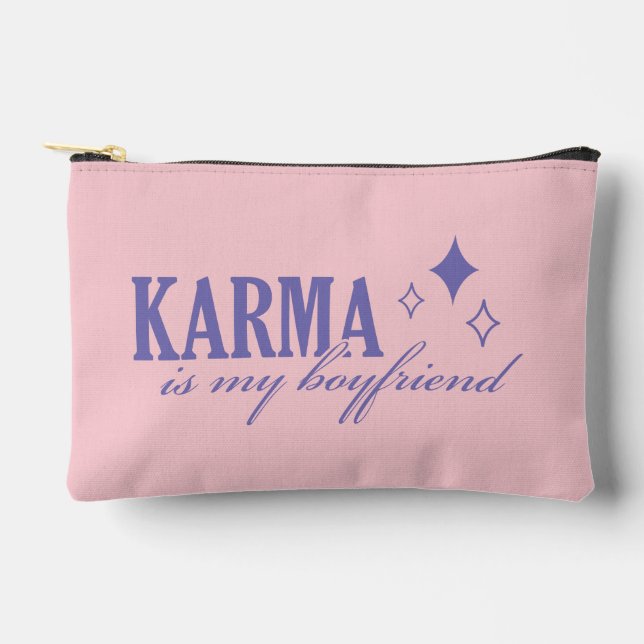 Karma is My Boyfriend Zubehörtasche (Vorderseite)