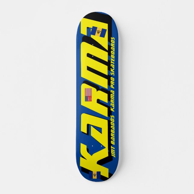 KARMA JMT BARB 7 3/4" Skateboard Deck (Vorne)
