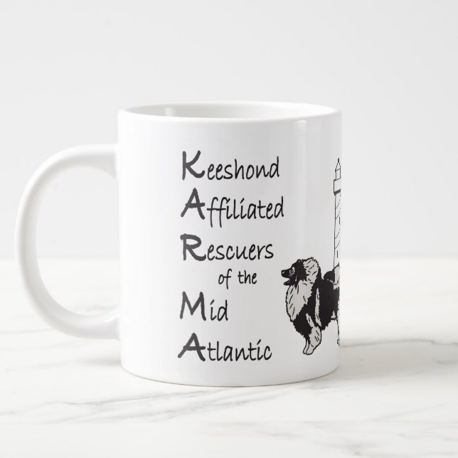 KARMA Jumbo-Tasse (Links)