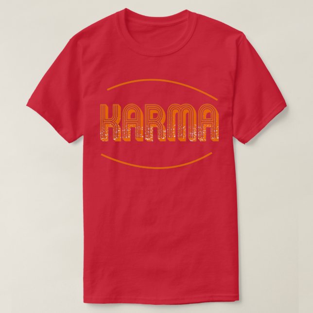 Karma Karma Bus Fahrer Karma Bad Karma T-Shirt (Design vorne)