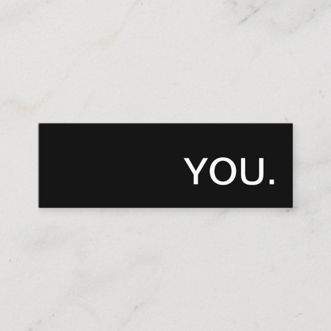 Karma-Karten Mini Visitenkarte (Vorderseite)