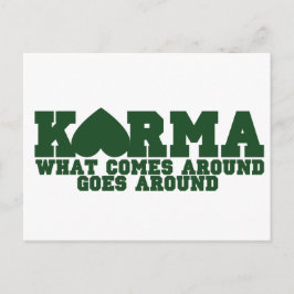 Karma Postkarte