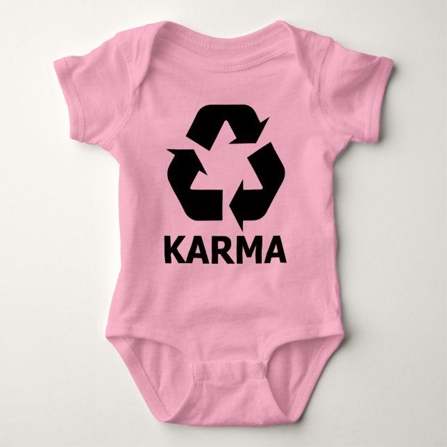 Karma recyceln baby strampler (Vorderseite)