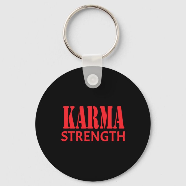 Karma Strength Sticker Schlüsselanhänger (Vorderseite)