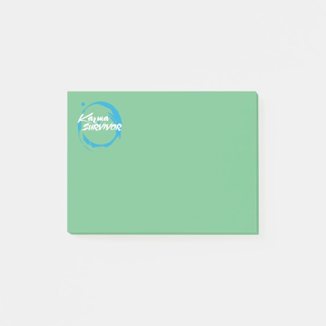 Karma Survivor Post-it Klebezettel (Vorderseite)