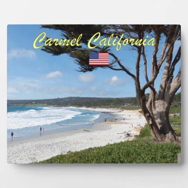 KARMEL AM MEER - MONTEREY KALIFORNIEN USA FOTOPLATTE (Vorderseite)