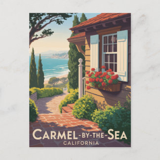Karmel-by-the-Sea California Postcard Postkarte
