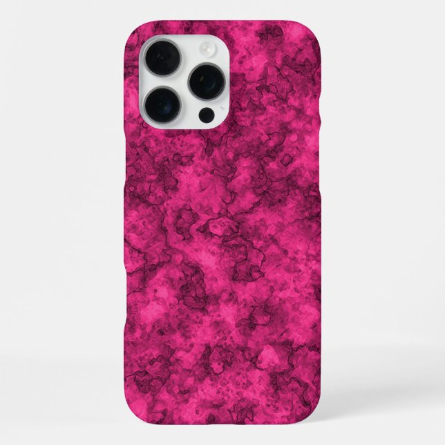 Karmesinrot iPhone 16 Pro Max Hülle (Rückseite)