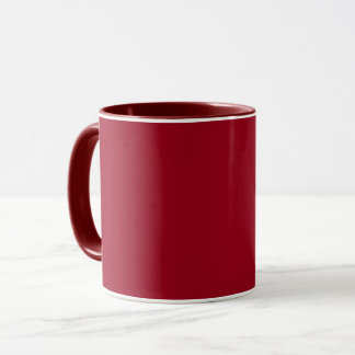 Karmin (einfarbig) tasse
