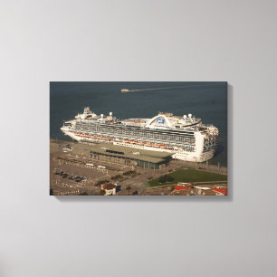 Karminrote Prinzessin Cruise, SF Leinwand