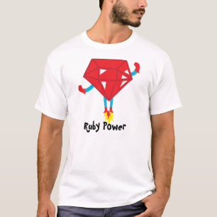 Karminroter Power T-Shirt