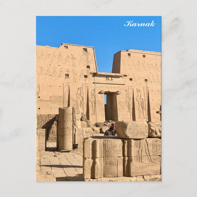 Karnak - Ägypten Postkarte (Vorderseite)