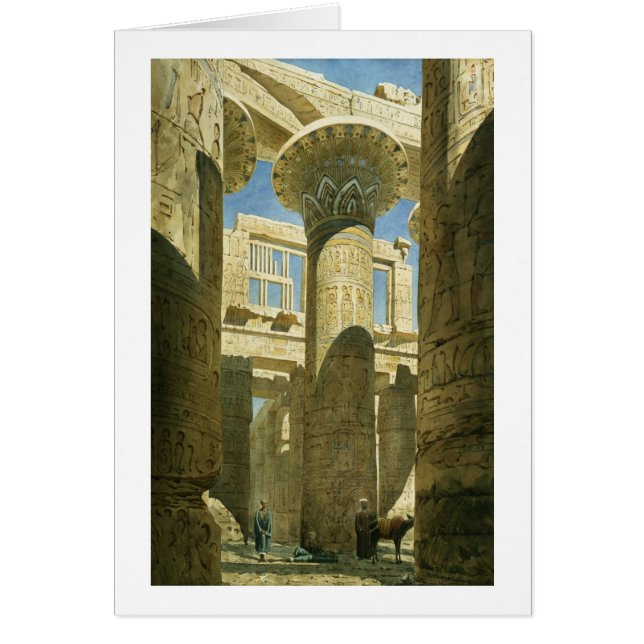 Karnak, c.1866 (w/c auf Papier) (Vorne)