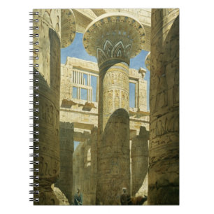 Karnak, c.1866 (w/c auf Papier) Notizblock