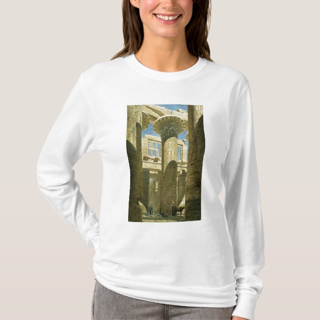 Karnak, c.1866 (w/c auf Papier) T-Shirt (Vorderseite)