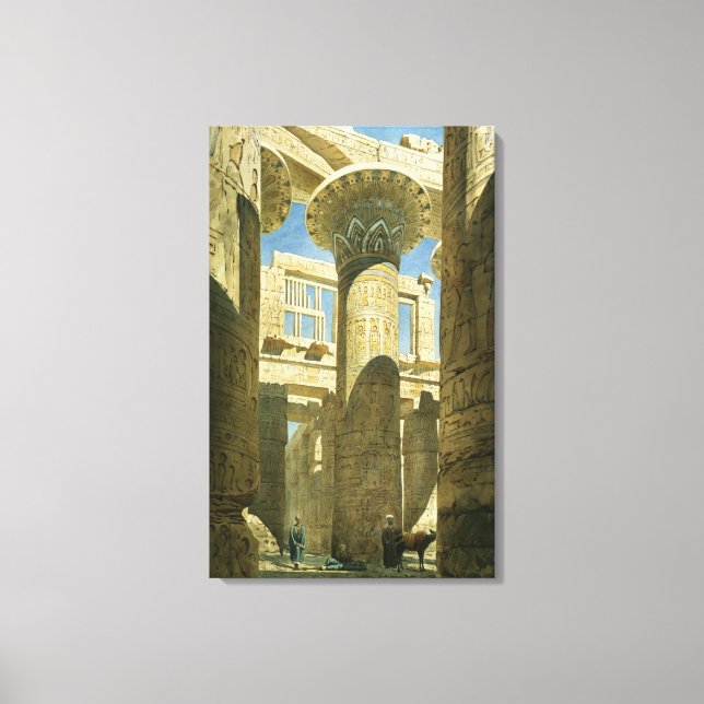 Karnak, c.1866 (w/c, paper) leinwanddruck (Vorderseite)