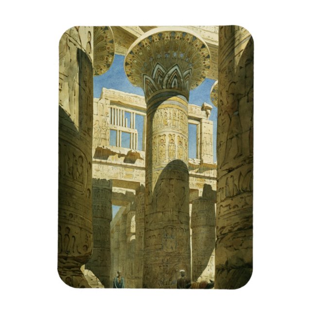 Karnak, c.1866 (w/c, paper) magnet (Vertikal)