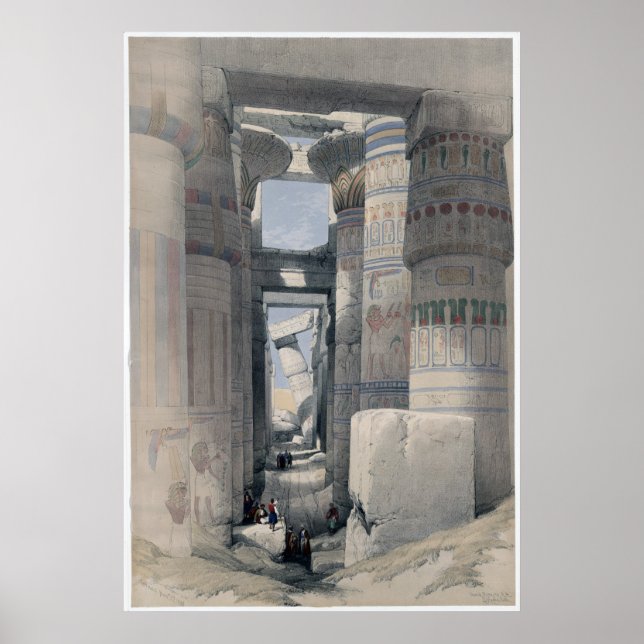 Karnak - Dromos or first court of the temple Poster (Vorne)