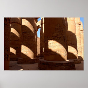 Karnak-Tempel - Luxor, Ägypten Poster
