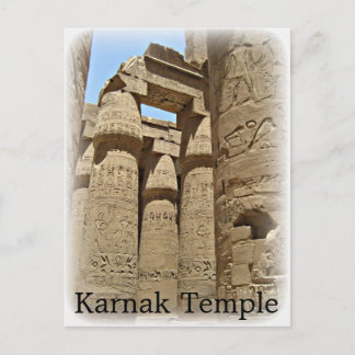 Karnak Temple Postcard Postkarte