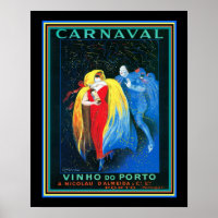 Karnaval Vintag Cappiello Wein Ad- 16x20