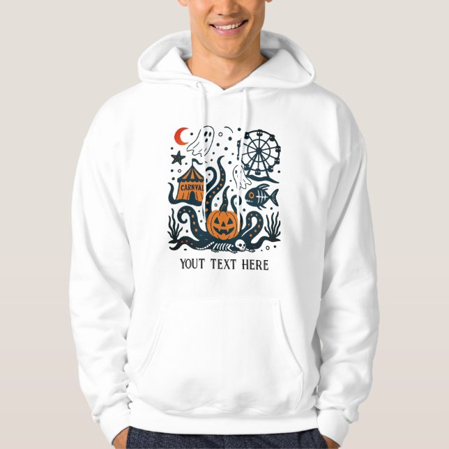 Karnavalhalloween unter Wasser essbar Hoodie (Vorderseite)