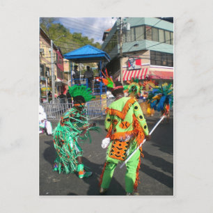 Karneval 2010 in Trinidad Postkarte