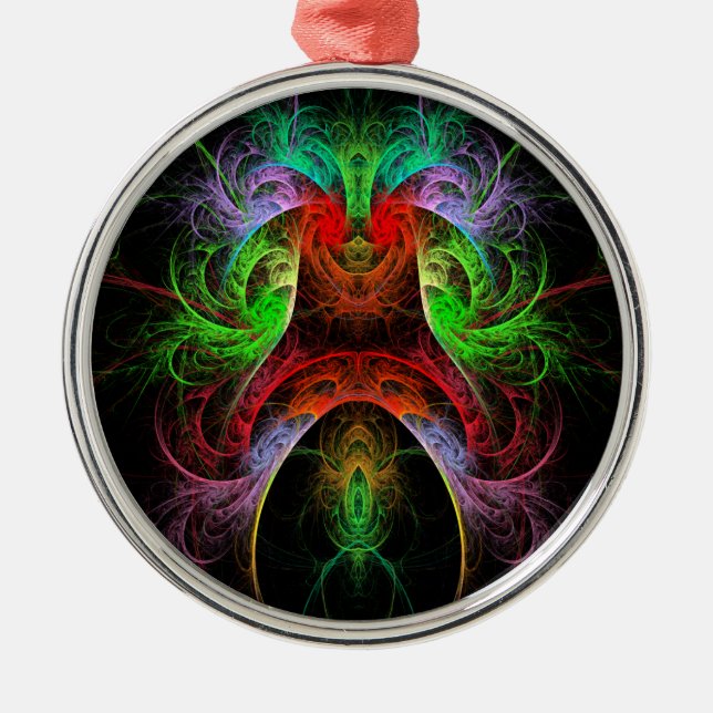 Karneval Abstract Ornament Aus Metall (Vorne)