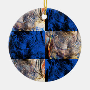 Karneval Brust Keramik Ornament