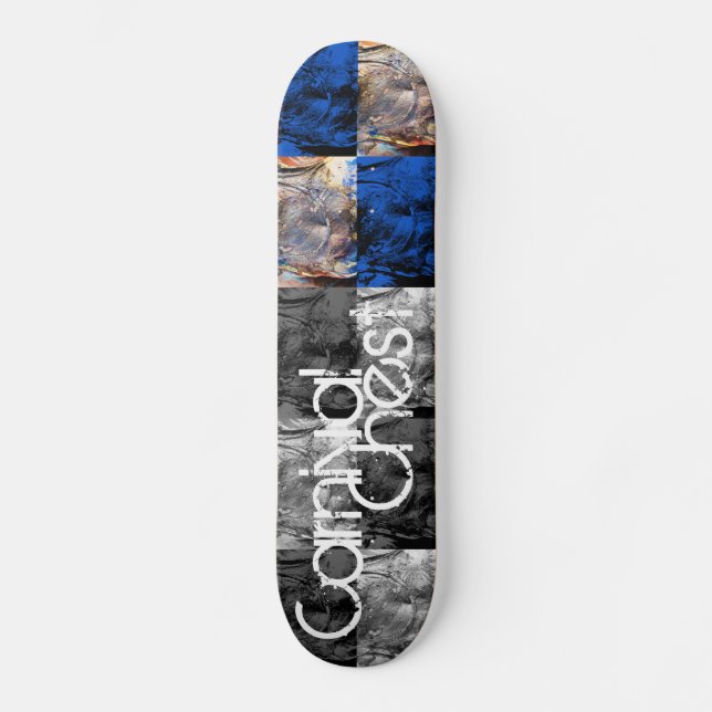 Karneval Brust Skateboard (Vorderseite)
