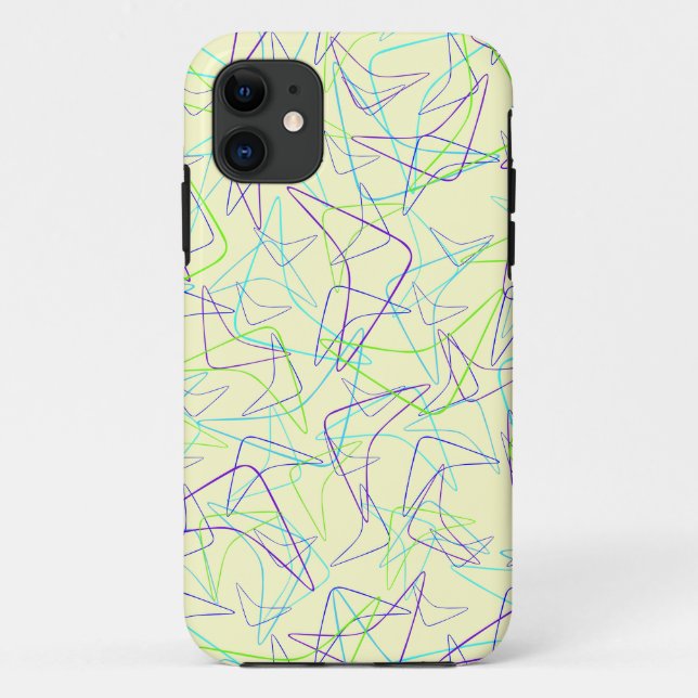 Karneval Bumerangs Case-Mate iPhone Hülle (Rückseite)