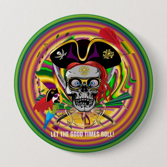 Karneval Button (Vorderseite)