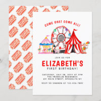 Karneval Circus Zelt Clown Party Geburtstag Kind a