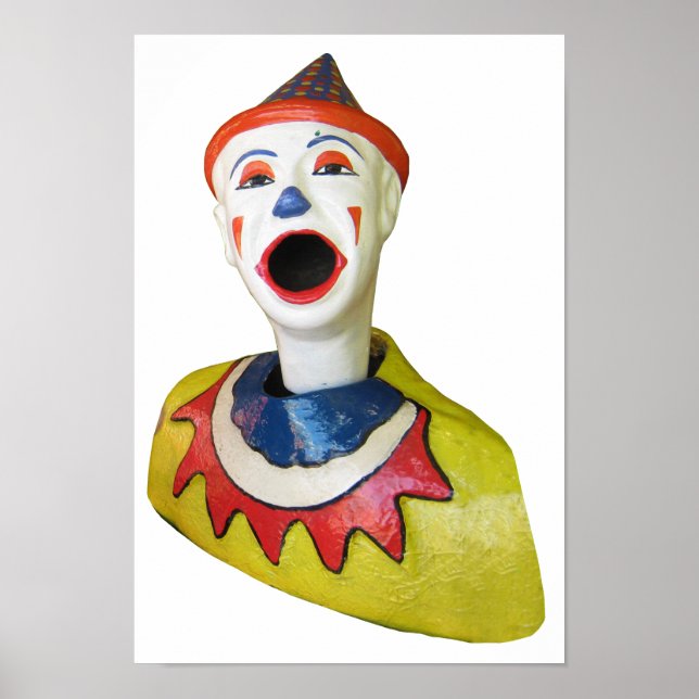 Karneval Clown Poster (Vorne)