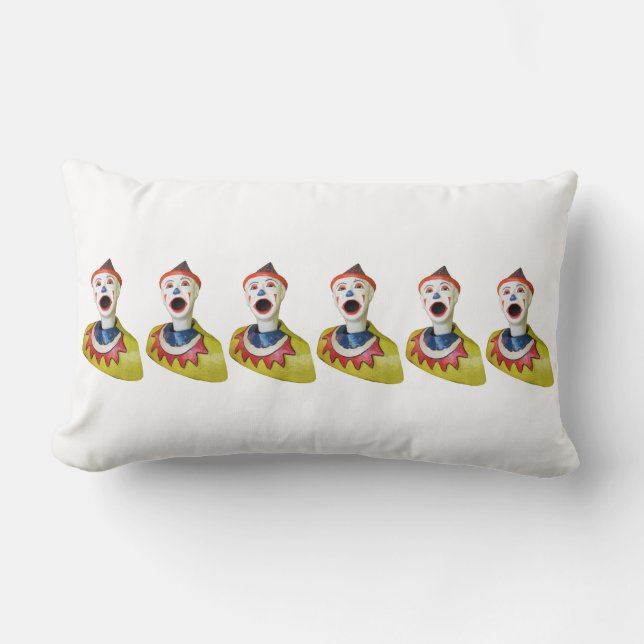 Karneval-Clowns Lendenkissen (Vorderseite)