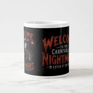 Karneval der Albträume Gruseliger Clown Halloween Jumbo-Tasse