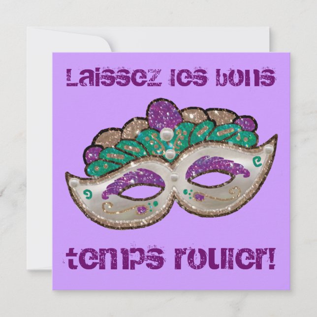 Karneval-Einladung Einladung (Vorderseite)